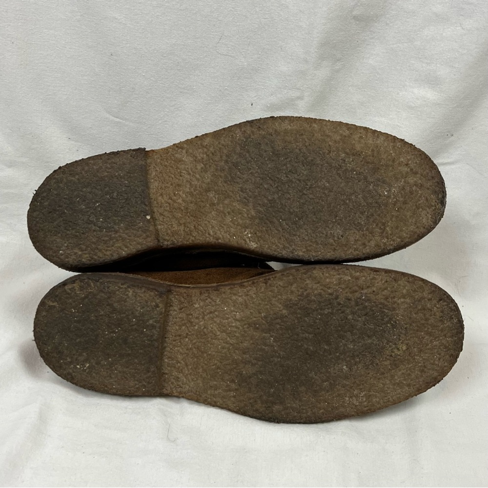 J CREW Macalister Chukka Suede Boots Mens 10 Cognac Suede Casual Made In Italy - Picture 6 of 12